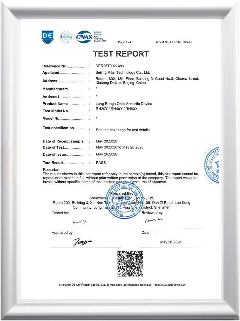 Certifications
