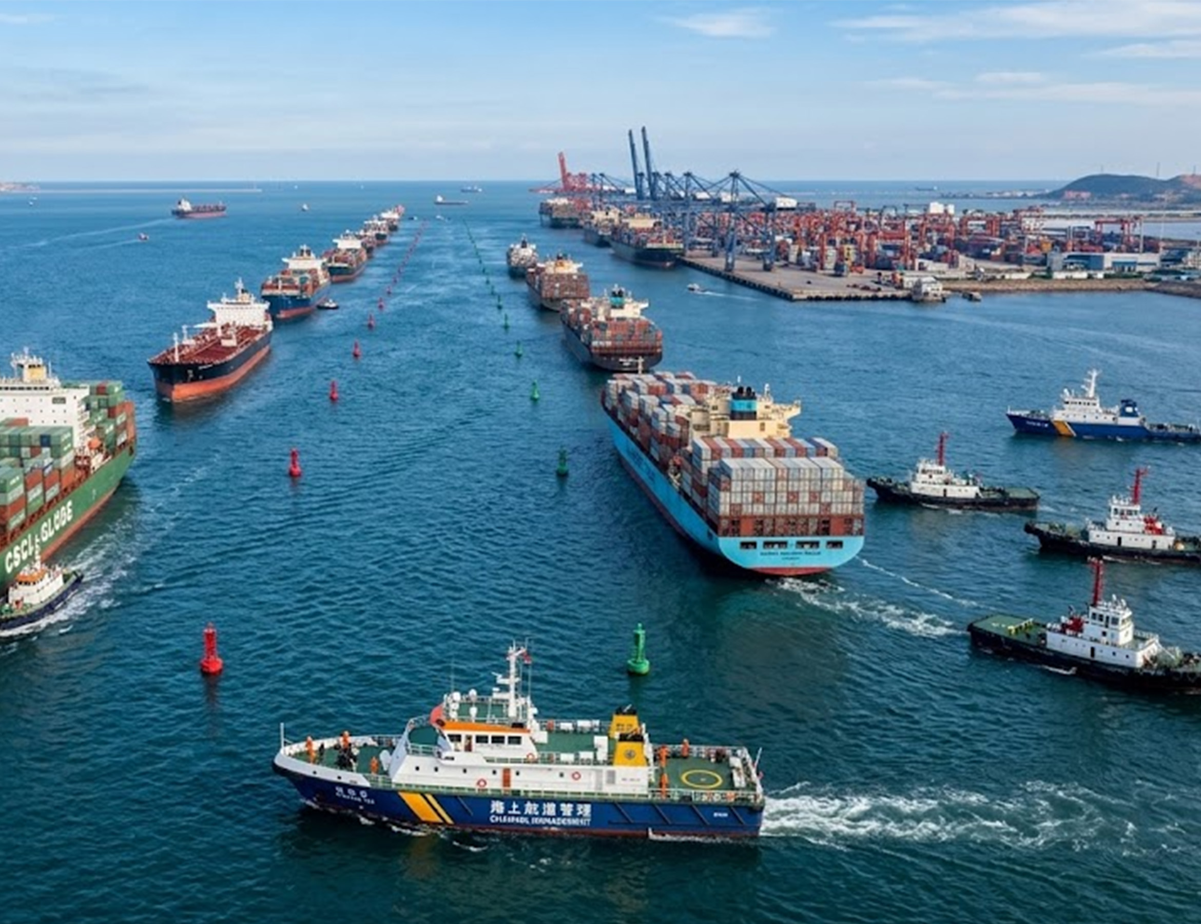 Waterway Traffic Dispersion