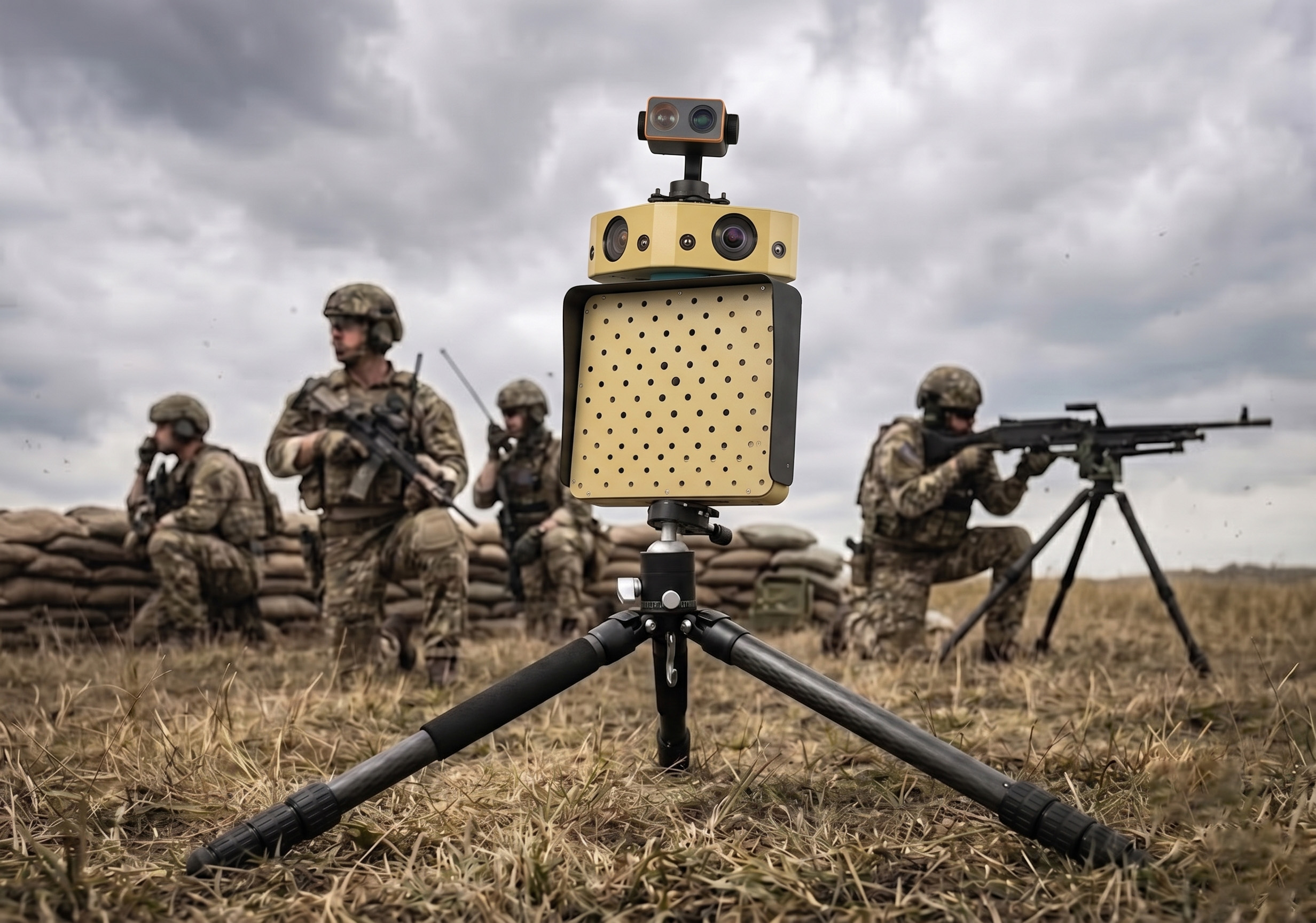 Dismounted Soldier drone detection